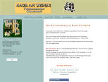Tablet Screenshot of hausamweiher.de